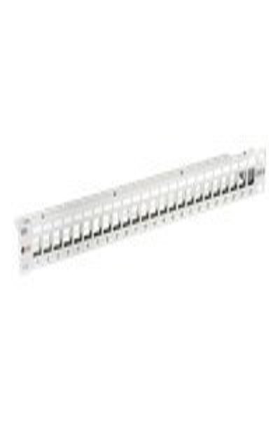 Panneau de brassage blindé Equip 24 ports Keystone Cat.6 - Gris clair - Cat.6 - Gris - Montage sur rack - 1U - 44 mm - 483 mm