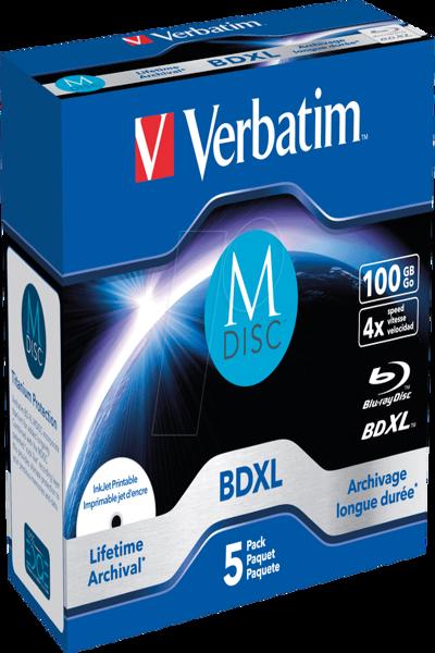 Verbatim M-Disc - 5 x BD-R XL - 43834