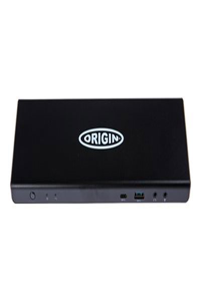 Origin Storage USB-C/A Triple 4K Docking Station - Docking - USB 3.2 Gen 1 (3.1 Gen 1) Type-A + Type-C - 96 W - Black - Any brand - CE - FCC
