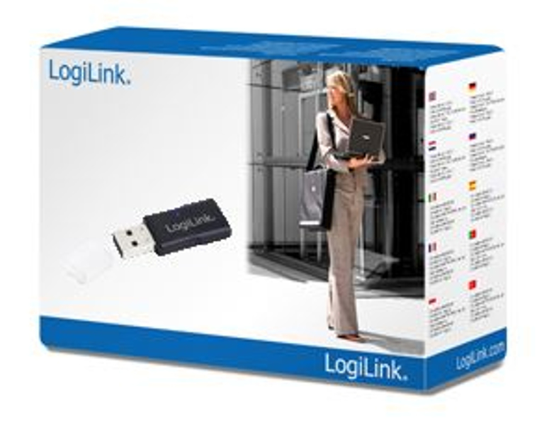 LogiLink WLAN WL0086A - Trådløs N 300 Mbps USB-adapter - WL0086A