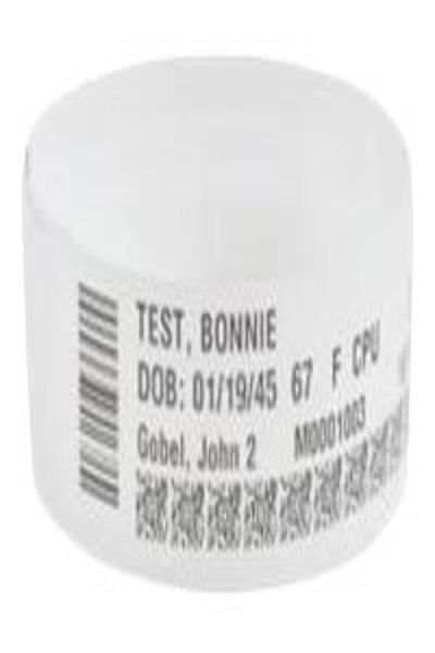 Zebra Wristband Synthetic 25.4 x 279