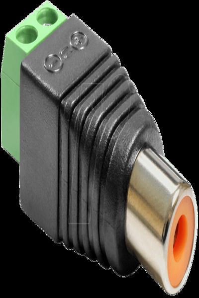 Delock Adapter RCA female > Terminal Block - 65418