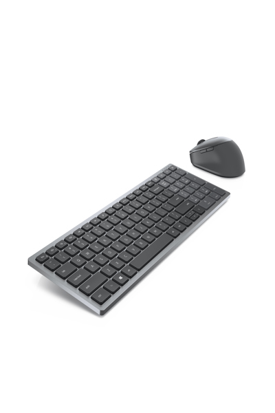 Dell Multi-Device KM7120W keyboard and mouse set - KM7120W-GY-BEL