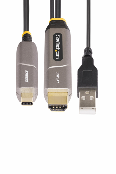 StarTech.com 30ft USB-C to HDMI 2.0 Active Optical Cable - 145B-USBC-HDMI4K-AOC