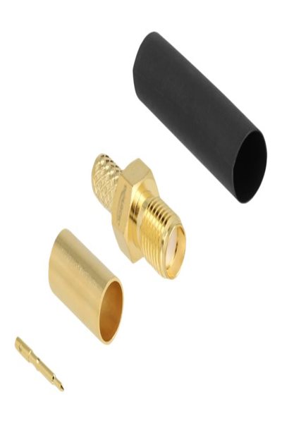 Delock Antenna connector - RP-SMA (P) crimp - 90045