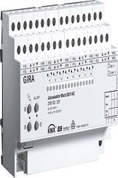 Actionneur de store GIRA 8 positions 230 V A C KNX/EIB REG 216100