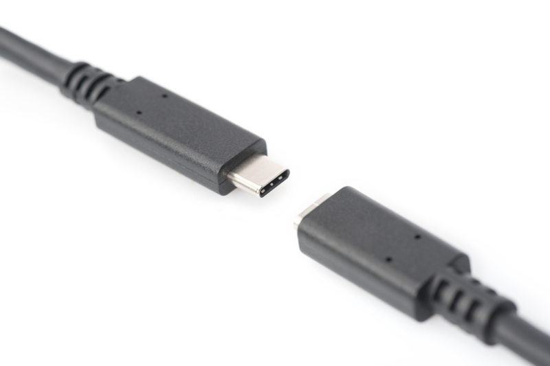 DIGITUS AK-300210-007-S USB-C Extension Cable 0.7m - AK-300210-007-S