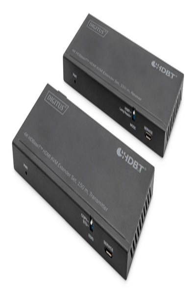 DIGITUS 4K HDBaseT HDMI KVM Extender Set, 150 m - DS-55526