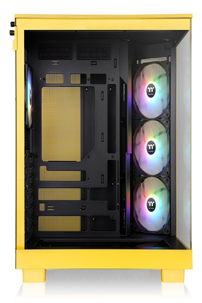 Thermaltake View 380 XL TG ARGB yellow midi tower - CA-11E-00M4WN-00
