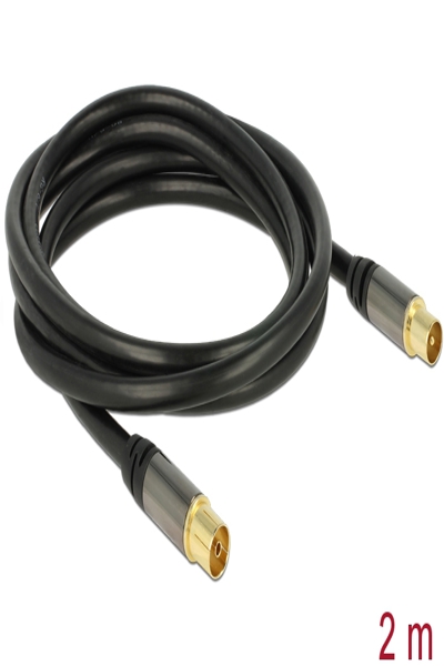 Delock Antennkabel - UHF-kontakt hona till UHF-kontakt hane - 88923