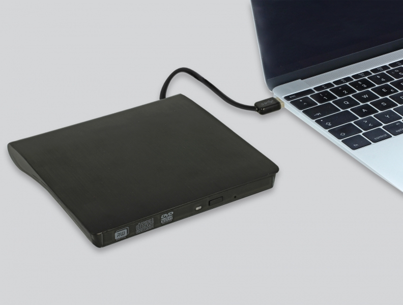 Delock (5.25") External Enclosure Ultra Slim SATA > USB3.0 - 42603