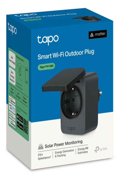 TP-LINK TAPO P410M Smart WiFi Outdoor Plug - TAPO P410M