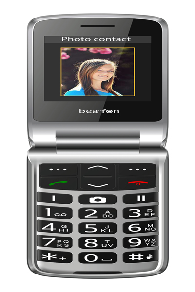 BEA-FON SL605 BLACK CELLPHONE 800 MAH