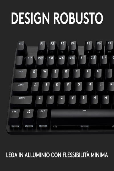 Logitech G G G413 SE Mechanical Gaming Keyboard - Wired - USB - Mechanical - QWERTY - LED - Black - 920-010805