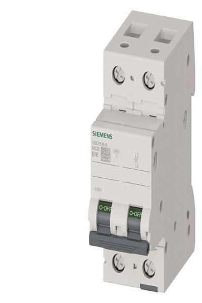 Siemens miniature circuit breaker 230V 6kA, 1+Npole B, 16A 5SL6516-6
