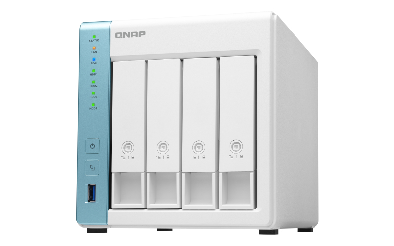 QNAP NAS TS-431K, 4 Bay, Annapurna Labs AL214 Quad-core 1.7 GHz - TS-431K