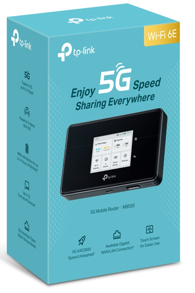 TP-LINK M8550 5G MOBILE WI-FI ROUTER - M8550(EU)