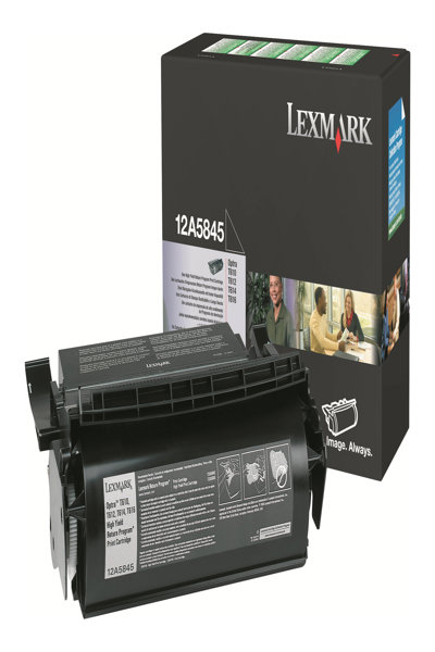 Lexmark Black - original - toner cartridge LRP - 12A5845