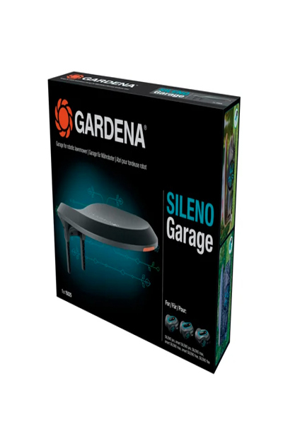 Garage Gardena pour tondeuse robot gris/orange
