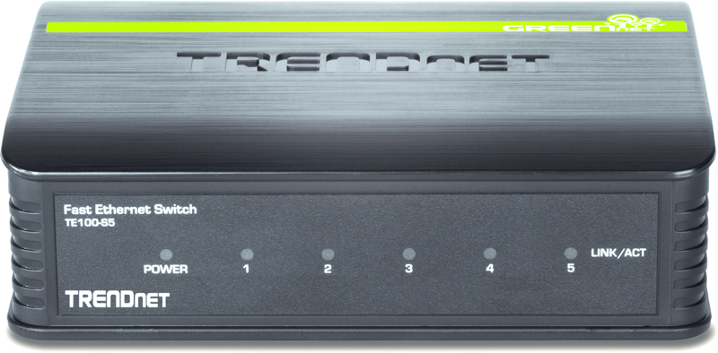 TRENDnet TE100 S5 - Switch - 5 portar - TE100-S5