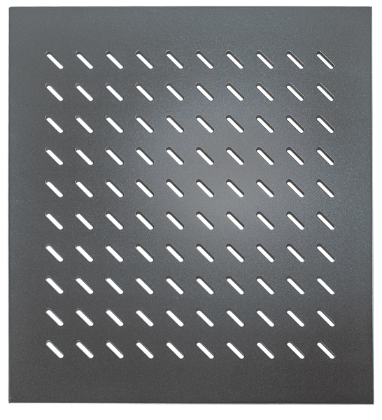 Fixed Shelf - Rack - Regal - Black, RAL 9005 - 1U (19") (712538) - 712538