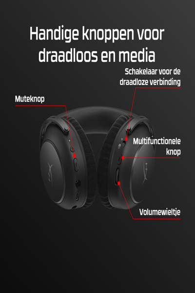 KINGSTON HYPERX CLOUD ALPHA 2 WL GAMING HEADSET - AJ5C7AA