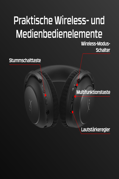 KINGSTON HYPERX CLOUD ALPHA 2 WL GAMING HEADSET - AJ5C7AA