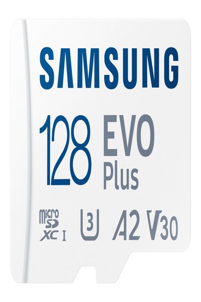 Samsung EVO Plus MB-MC128KA - Flash memory card (microSDXC to SD adapter included) - MB-MC128KA/EU
