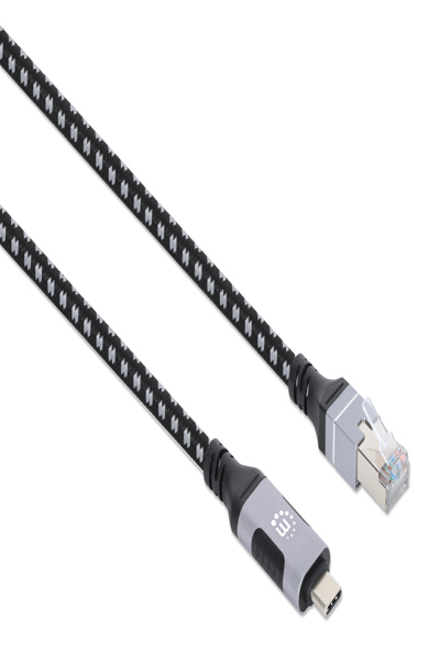Manhattan USB-C auf Gigabit Ethernet-Netzwerkkabel - Digital - Network