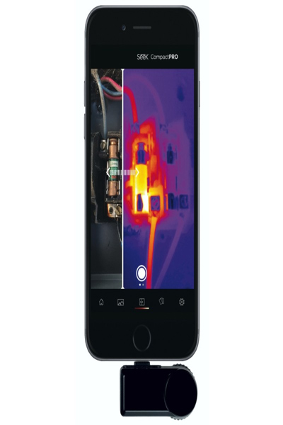 Seek Thermal LQ-AAA thermal imaging camera Black 320 x 240 pixels Built-in display - LQ-AAA