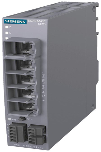 Siemens SCALANCE S615 Industrial Security LAN Router 100Mbps