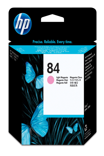 HP DesignJet 84 Ink Cartridge: Light/Photo Magenta, 8ml Original