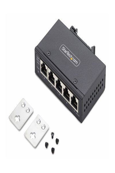StarTech.com 5-portars ohanterad industriell Ethernet-switch - I51G-ETHERNET-SWITCH