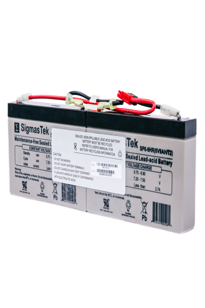 Origin Storage Replacement UPS Battery Cartridge RBC17 For BK650EI - Sealed Lead Acid (VRLA) - 12 V - 1 pc(s) - Black - Grey - 5 year(s) - RoHS - BK650EI-BAT
