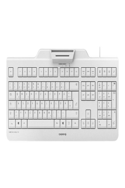 Cherry JK-A0400CH-0 - Full-size (100%) - Wired - USB - Mechanical - QWERTZ - Grey - JK-A0400CH-0