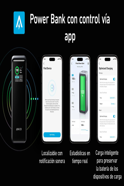 Anker Prime power bank, 27650mAh, 250W, black - A1340011