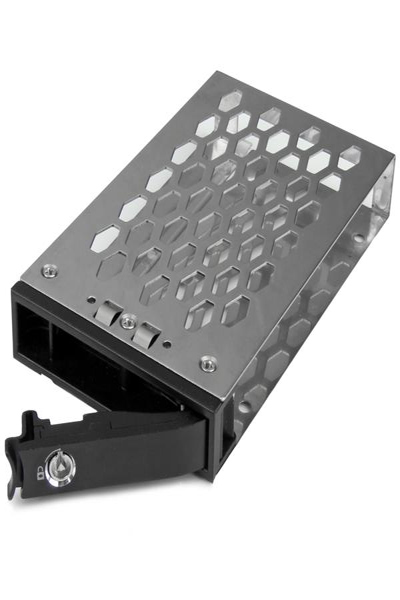 StarTech.com 2.5" Hot Swap Festplatten Wechselrahmen - Träger für Speicherlaufwerk (Caddy) - 6,4 cm (2.5") - schwarz & silber (SATSASTRX25) - SATSASTRX25