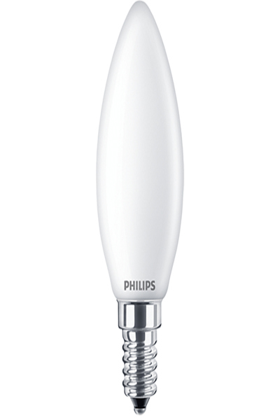 Philips CLA LEDCandle ND 4.3-40W E14 827 B35 FR - 4.2 W - 40 W - E14 - A++ - 470 lm - 15000 h