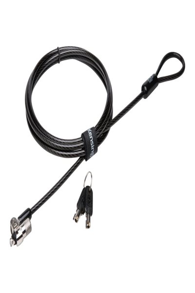 Kensington MicroSaver 2.0 Keyed Laptop Lock (25 Pack) - Master Keyed FT - Key - Steel - Black - Silver - K65042EUM