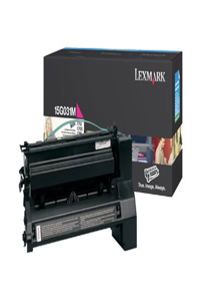 Lexmark C752 - C760 - C762 Magenta Print Cartridge - 6000 pages - Magenta - 15G031M