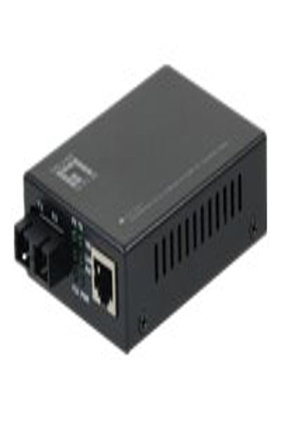 LevelOne RJ45 to SC Fast Ethernet Media Converter - Multi-Mode Fiber - 2km - 100 Mbit/s - 10Base-T - 100Base-TX - 100Base-FX - IEEE 802.3 - IEEE 802.3u - IEEE 802.3x - Fast Ethernet - 10,100 Mbit/s - 540674
