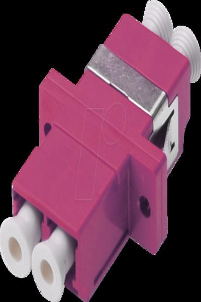 DIGITUS Fiber optic coupling duplex LC to LC MM OM4 - DN-96019-2