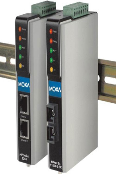 Moxa NPort IA-5250 - ICMP - IP - TCP - UDP - DHCP - BOOTP - Telnet - Rtelnet - DNS - SNMP V1 - HTTP - SNTP - 380 g - 29 x 89.2 x 118.5 mm - 0 - 55 Ã‚Â°C - -40 - 85 Ã‚Â°C - 5 - 95%
