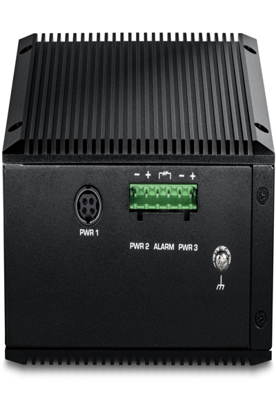 TRENDnet Industrial 2.5G DIN-Rail PoE++ Switch w SFP+ - Switch - 0.1 Gbps - TI-BG5091B