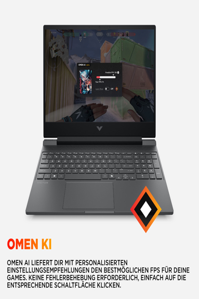 HP Victus Gaming 15-fb3194ng: AMD Ryzen 9 5,2 GHz, 1 TB - B96GFEA