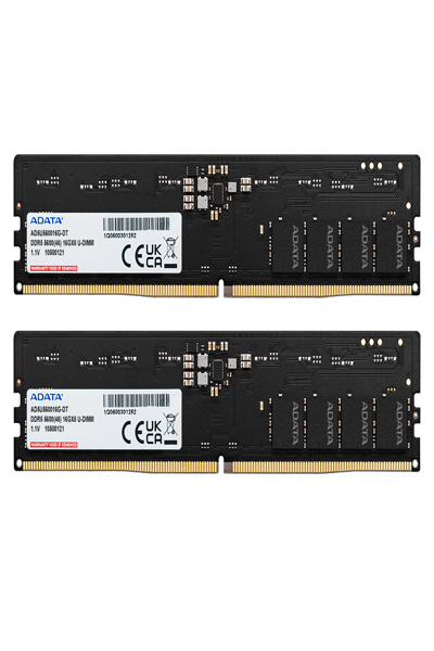 ADATA DDR5 - kit - 32 GB: 2 x 16 GB - AD5U560016G-DT