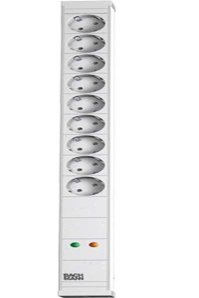 Bachmann 333.011 Basic 1U Vertical 9x Prises CA Blanc