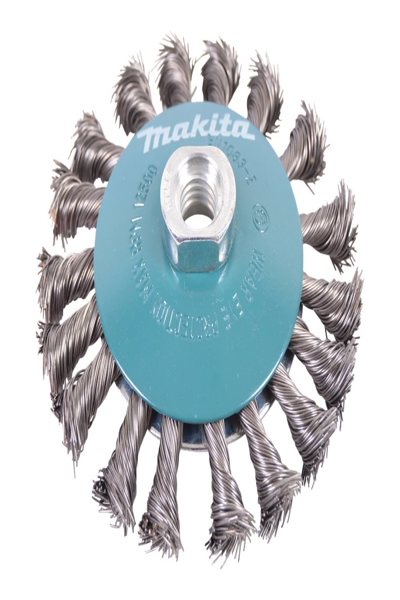 Brosse métallique circulaire Makita pour peinture et rouille