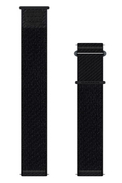 GARMIN QUICK RELEASE NYLON BAND BLACK/SLATE GRAY