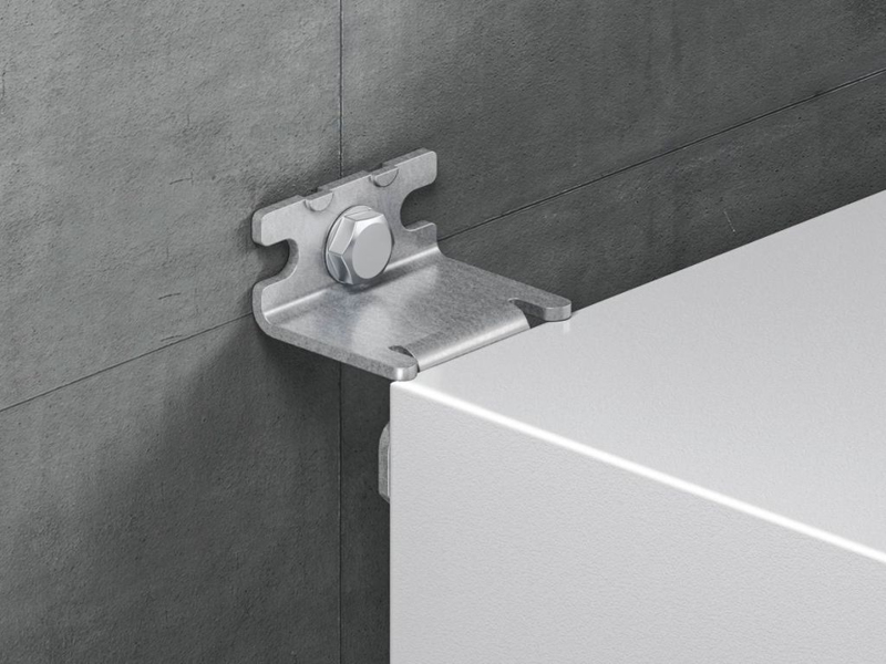 Rittal AX 2503.020 - Monteringsklemme - Grå - Hvit - Stål - 4 stk. - 2503020